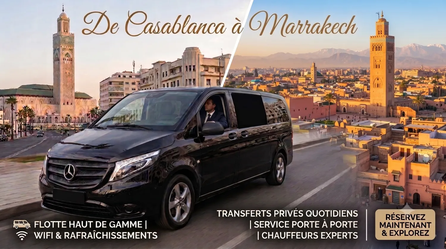 Transfert Casablanca - Marrakech