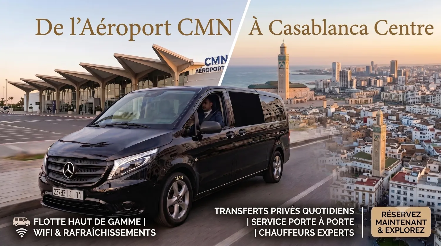 Transfert Aéroport Mohamed V - Casablanca